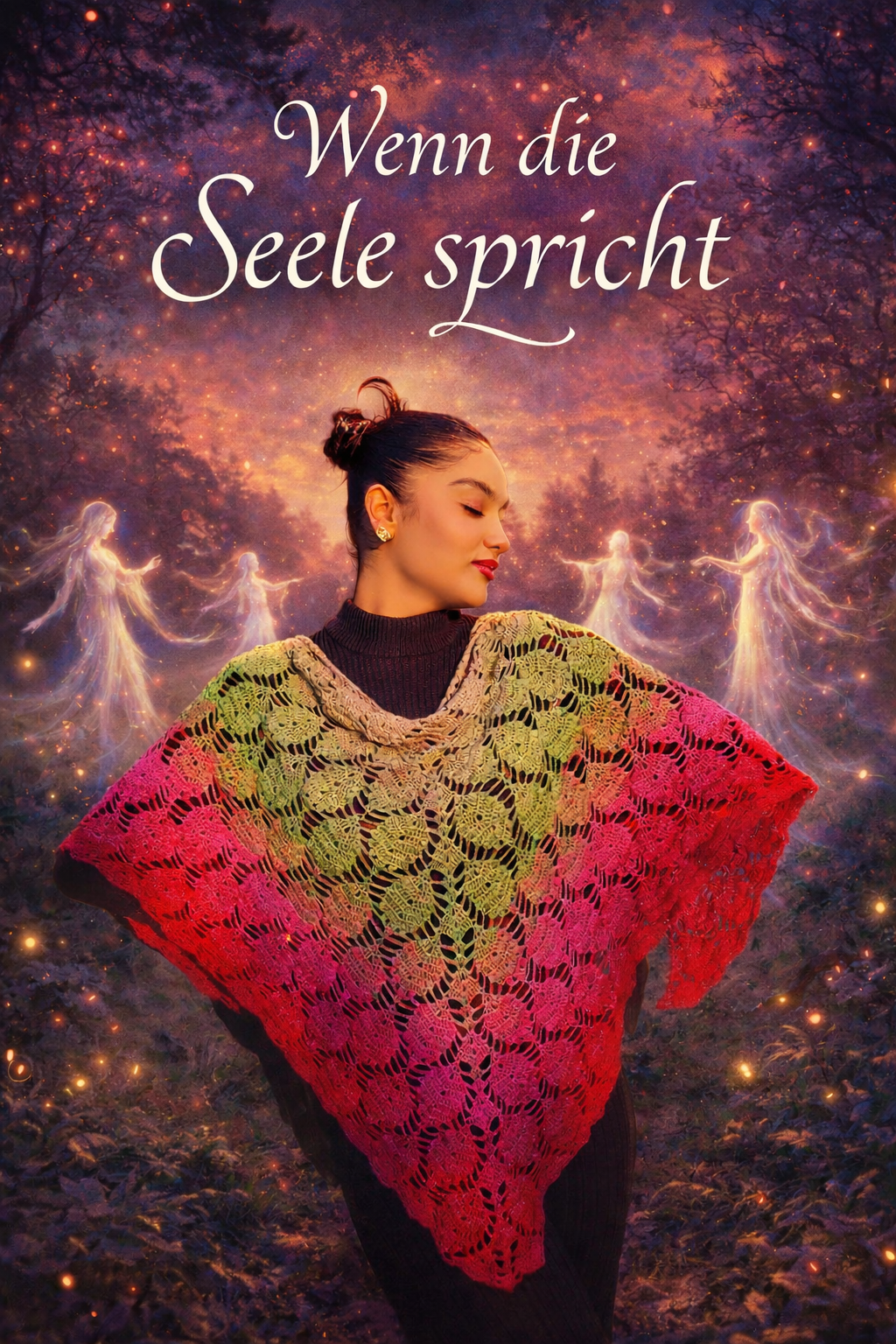 Häkelanleitung Tuch Wenn die Seele spricht auf Deutsch und Englisch